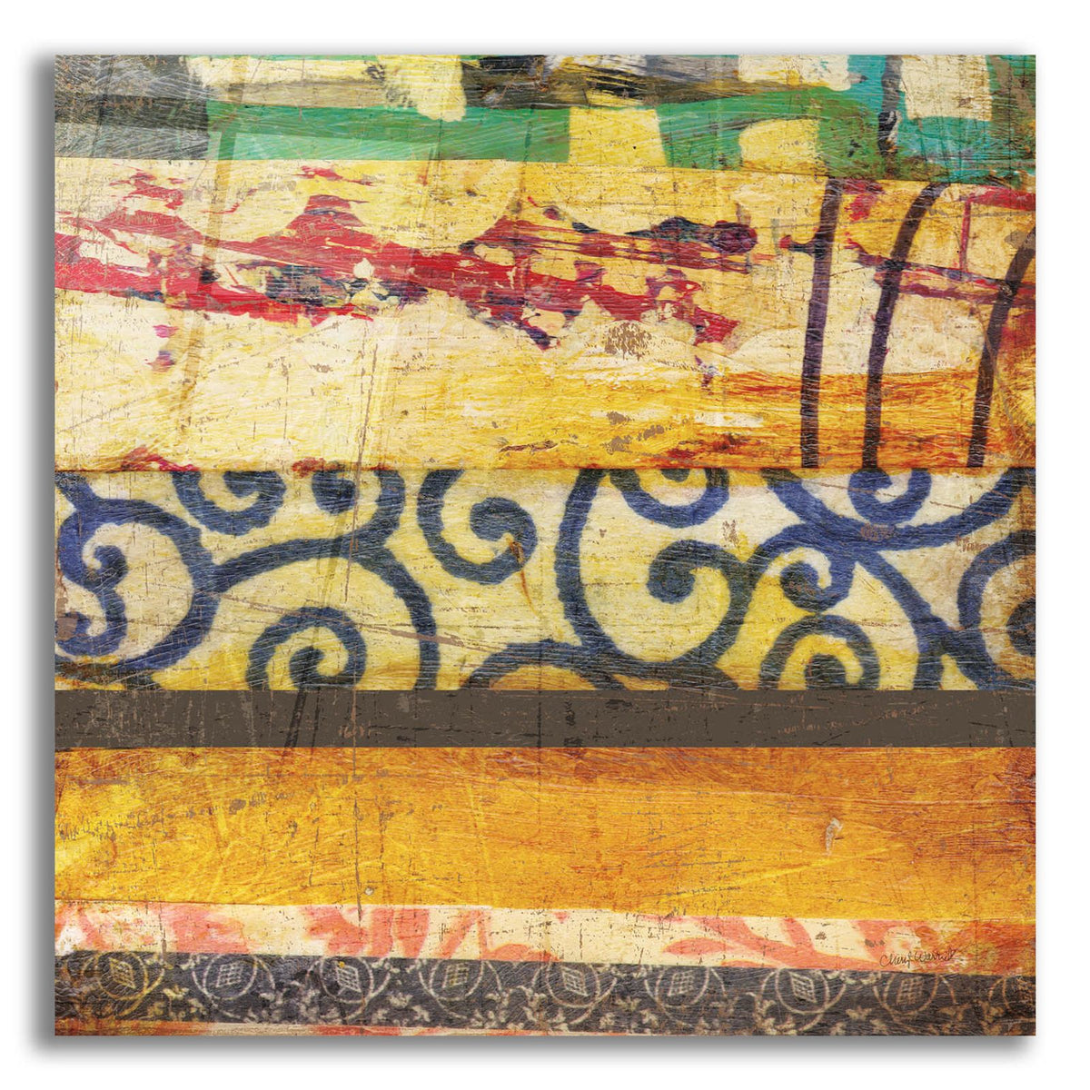 Urban Mixed Bag 3 by Cheryl Warrick acrylic glass wall art