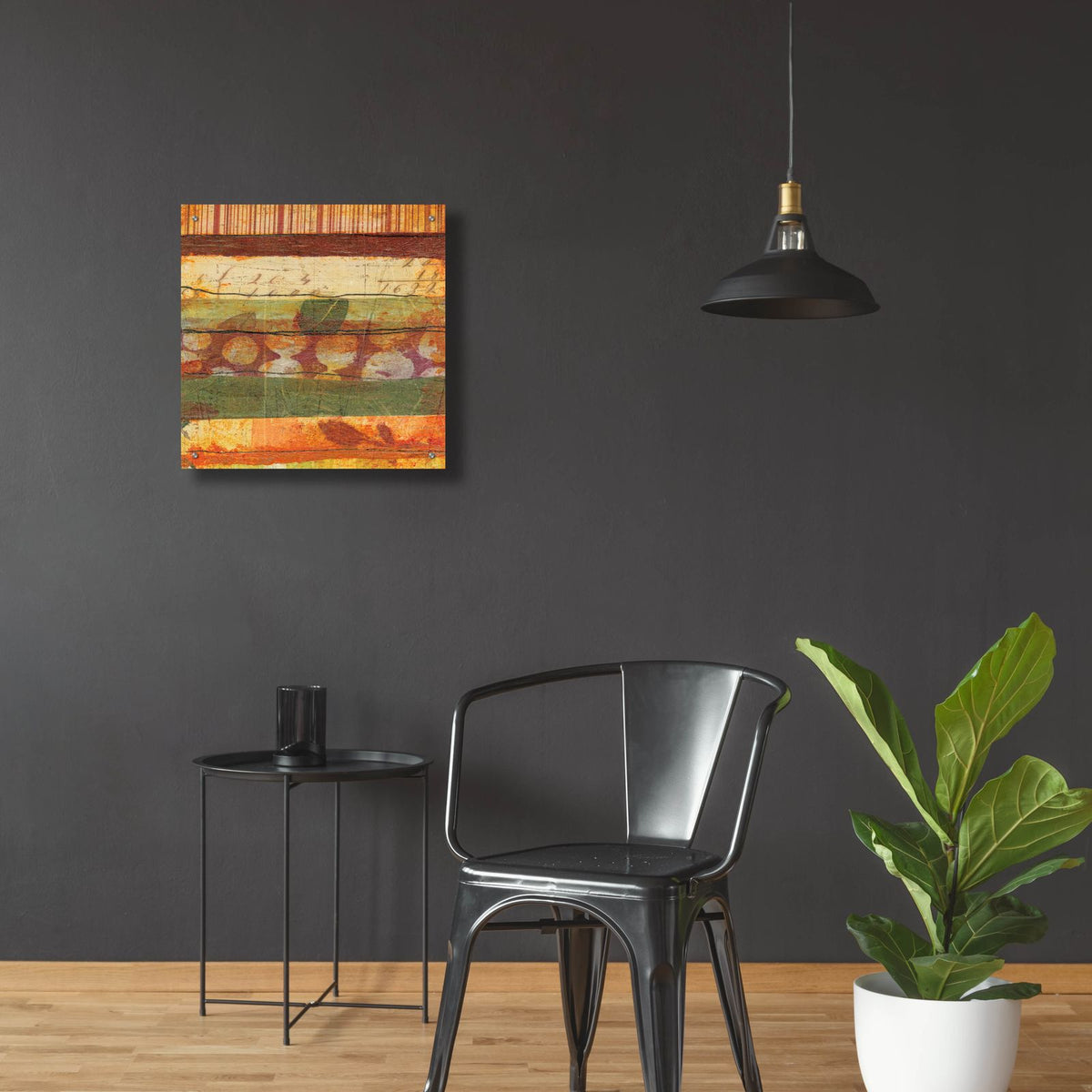 Urban Mixed Bag 4 by Cheryl Warrick - 24x24 acrylic wall art in a room