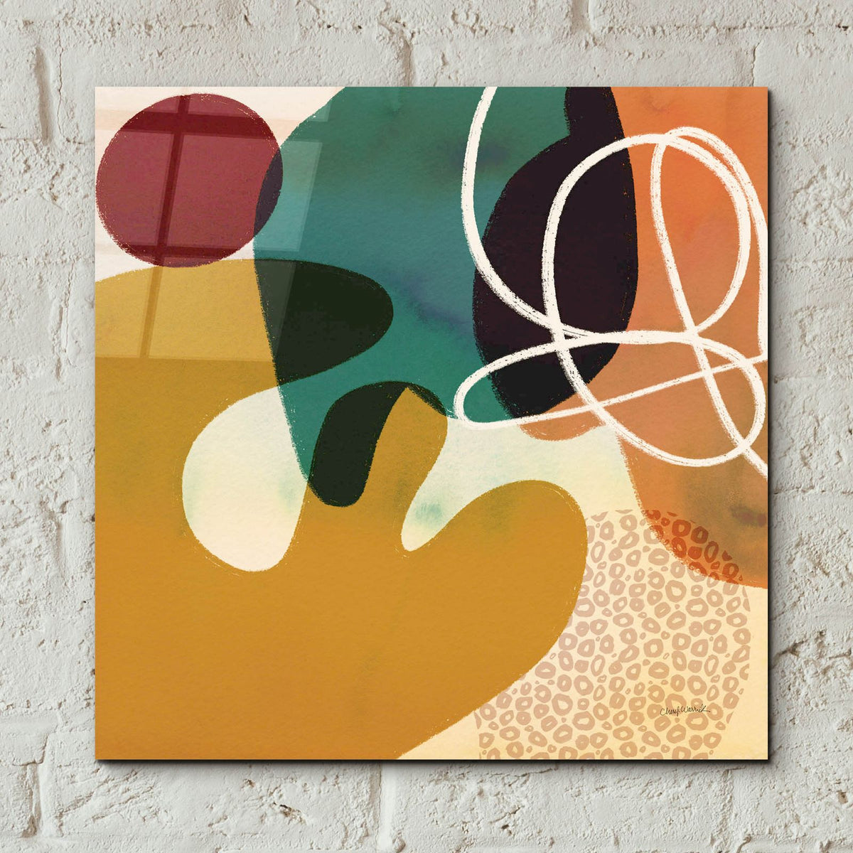 Variety 4 by Cheryl Warrick - 12x12 acrylic wall art in a room