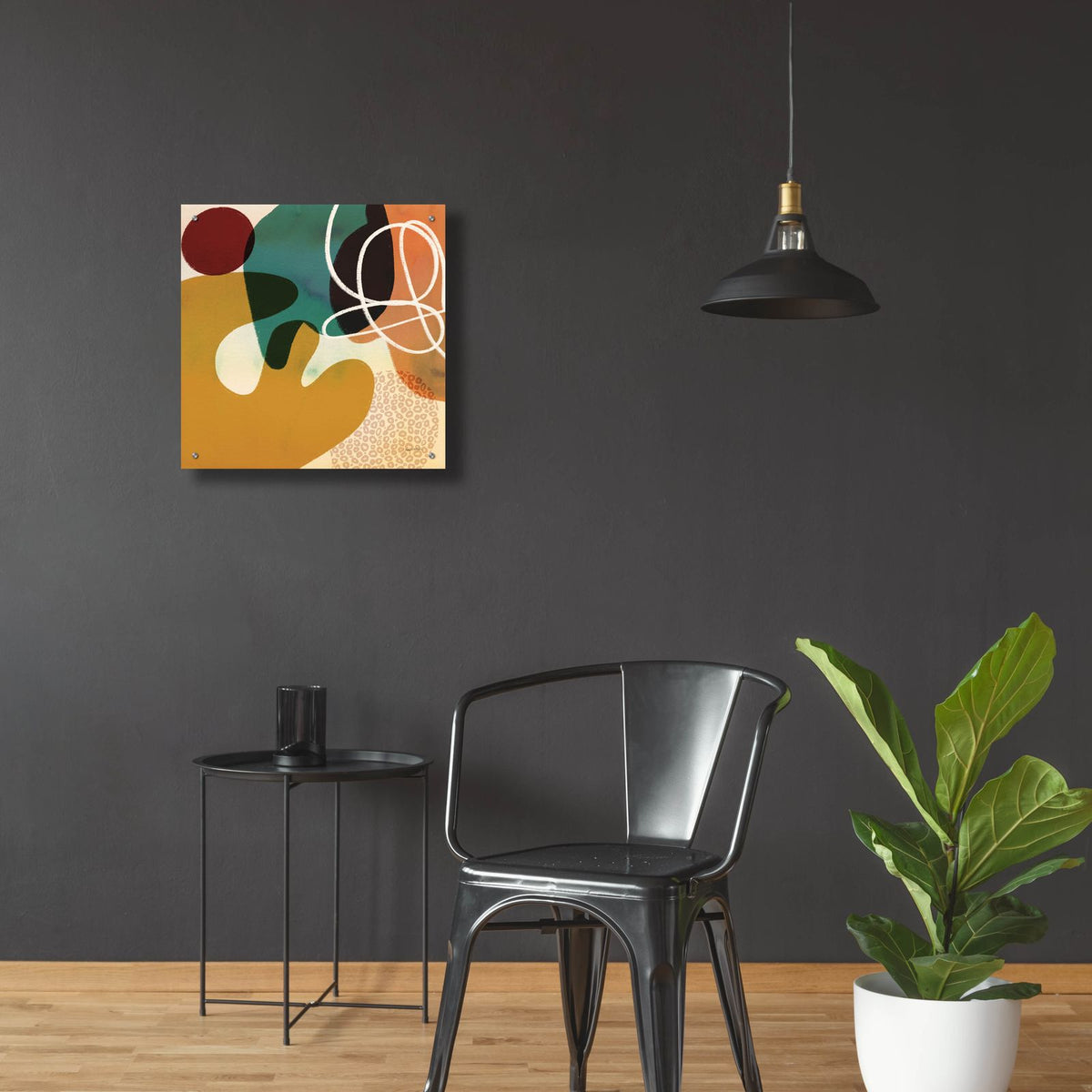 Variety 4 by Cheryl Warrick - 24x24 acrylic wall art in a room