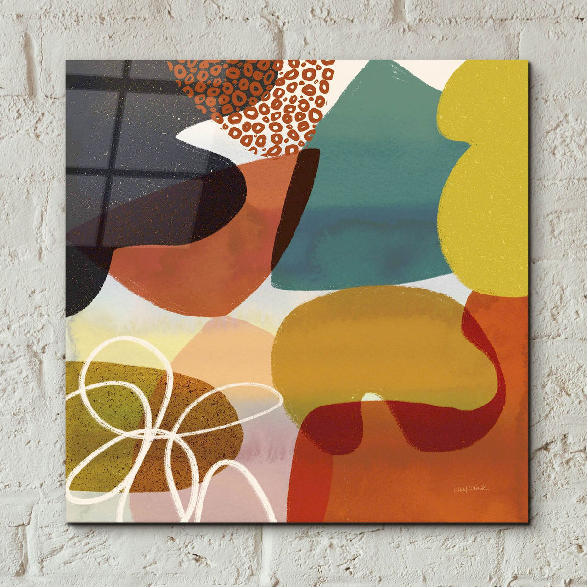 Variety 6 by Cheryl Warrick - 12x12 acrylic wall art in a room