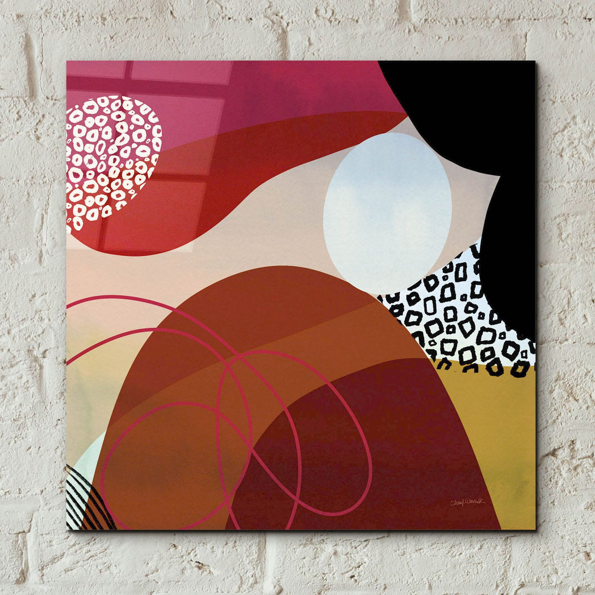 Variety 8 by Cheryl Warrick - 12x12 acrylic wall art in a room