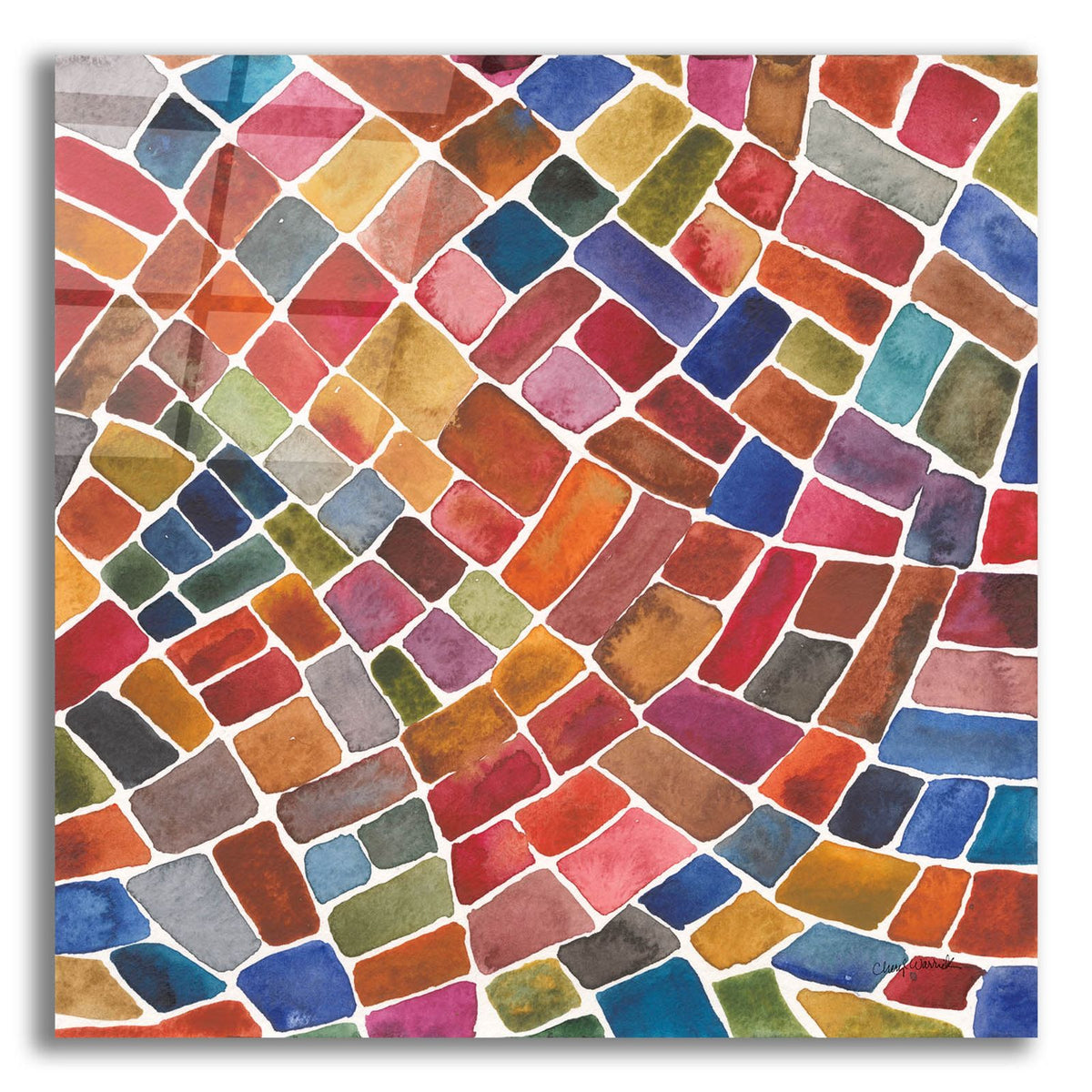 Winding Path 2 by Cheryl Warrick acrylic glass wall art