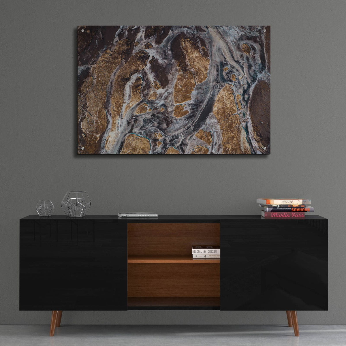 Over Iceland by Max Blakesberg Studios - 36x24 acrylic wall art in a room