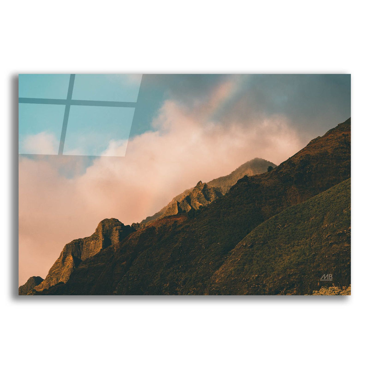 Rainbow Over Hawaii by Max Blakesberg Studios acrylic glass wall art