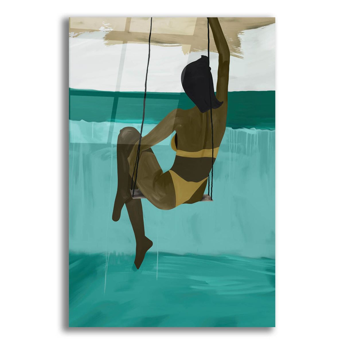Cabana Girl by A Tsoukanelis acrylic glass wall art