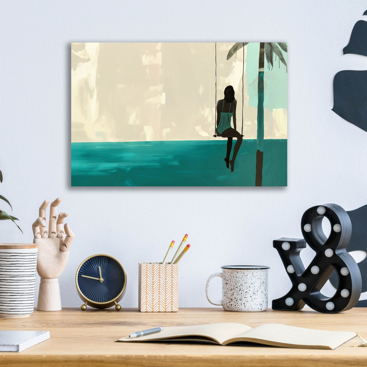 The Pirate Ship by A Tsoukanelis - 16x12 acrylic wall art in a room