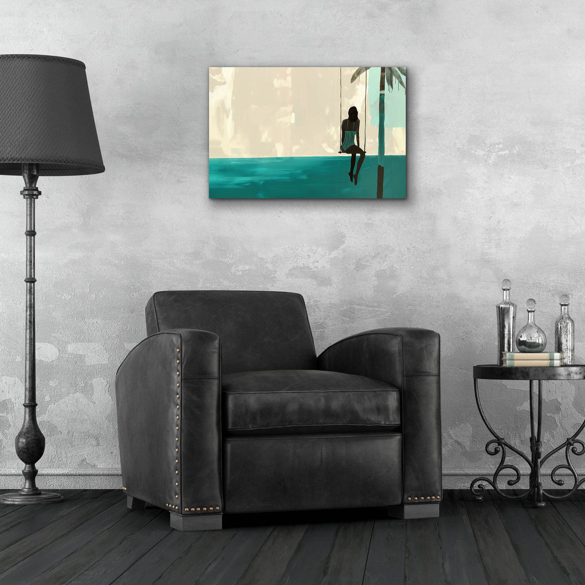 The Pirate Ship by A Tsoukanelis - 24x16 acrylic wall art in a room