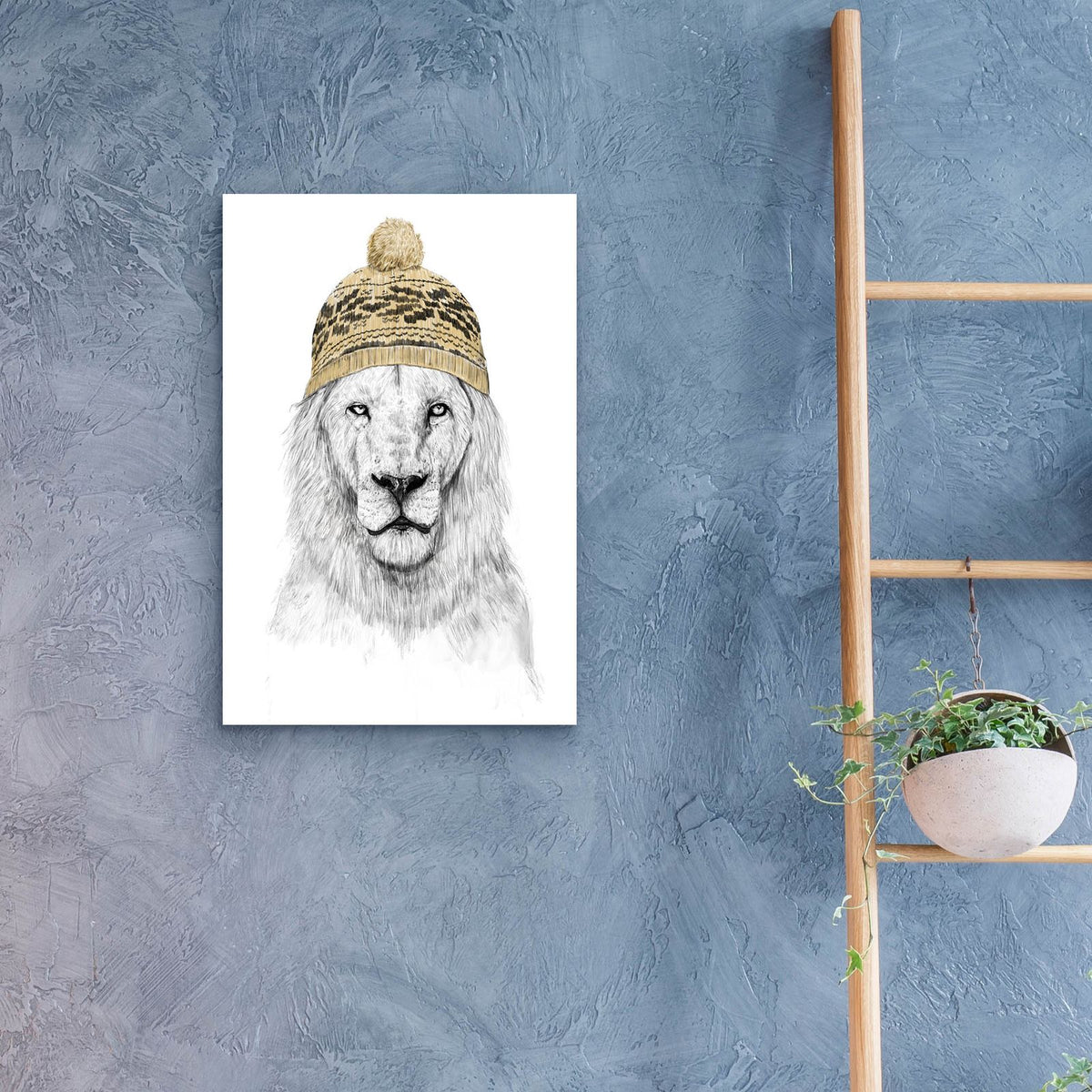 Winter Is Here by Balazs Solti - 16x24 acrylic wall art in a room