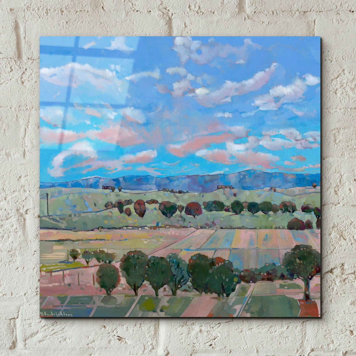 Beneath Seppeltsfields Skies by Balazs Solti - 12x12 acrylic wall art in a room