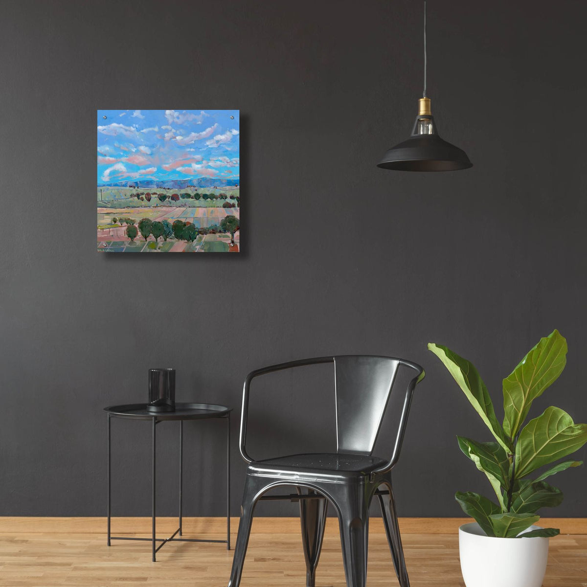 Beneath Seppeltsfields Skies by Balazs Solti - 24x24 acrylic wall art in a room