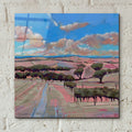 Bethany Blueprint by Balazs Solti - 12x12 acrylic wall art in a room
