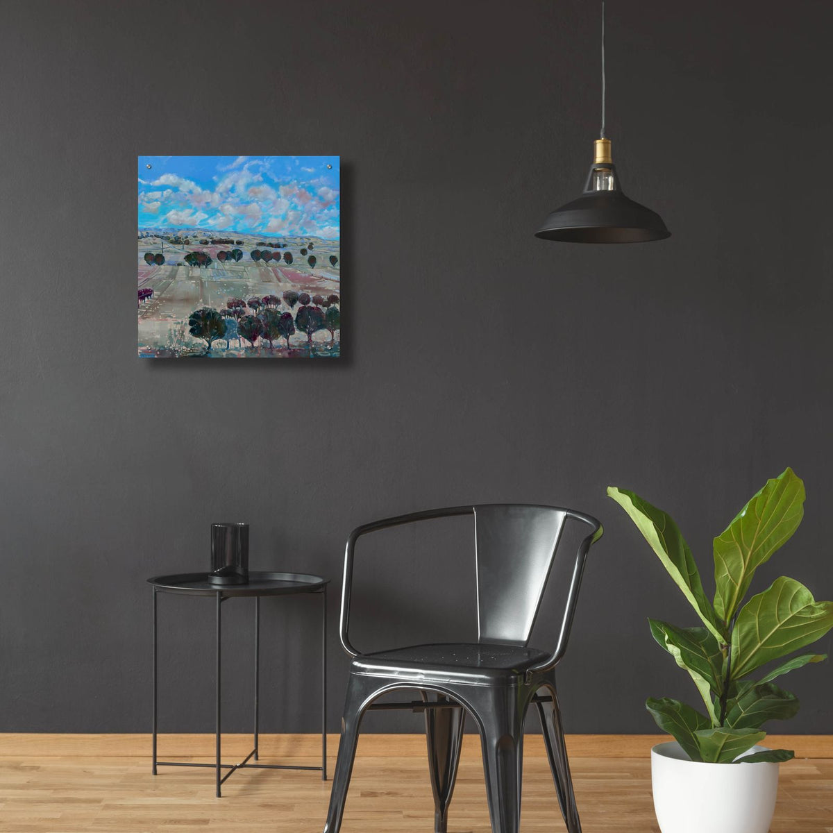 Summer In Seppeltsfield by Balazs Solti - 24x24 acrylic wall art in a room