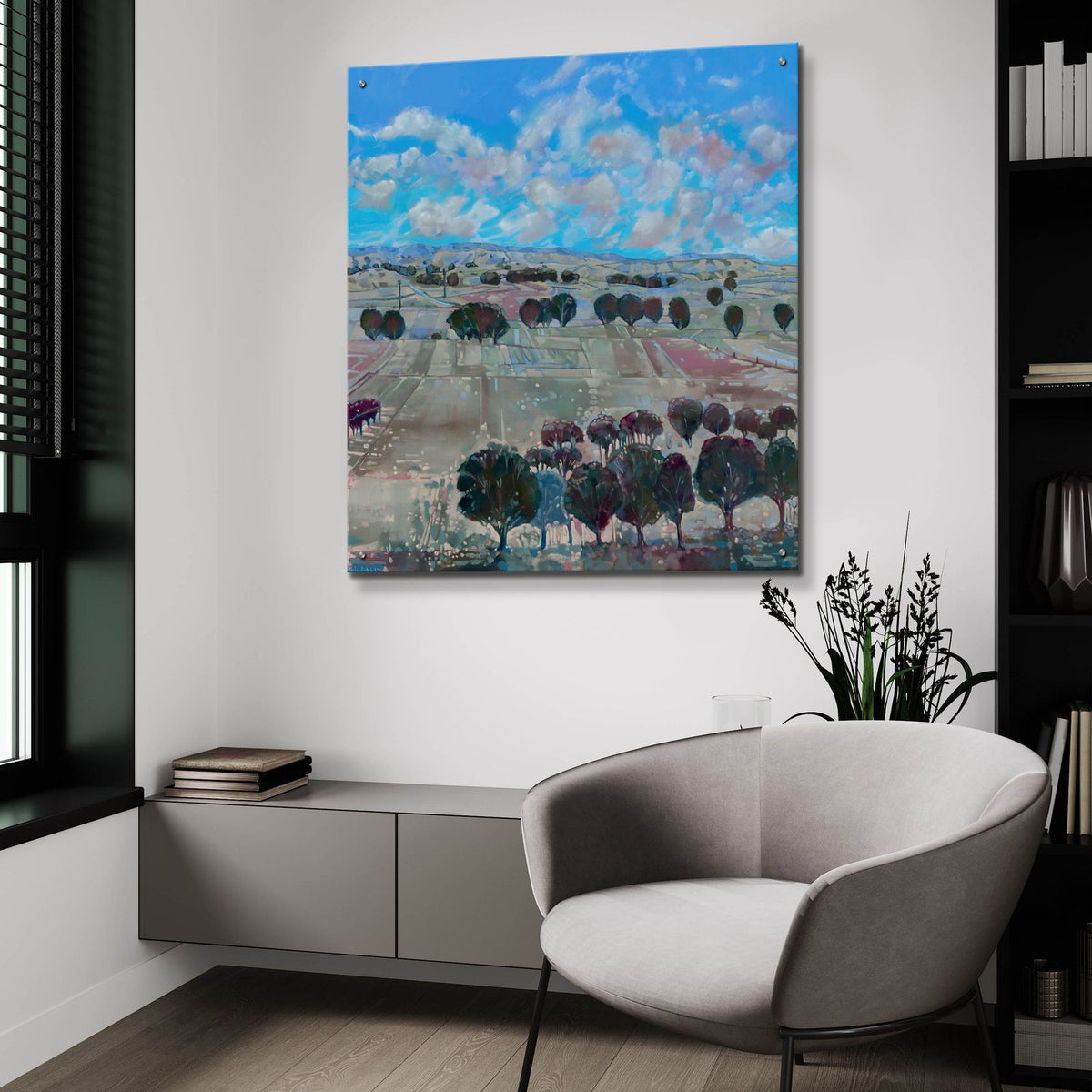 Summer In Seppeltsfield by Balazs Solti - 36x36 acrylic wall art in a room