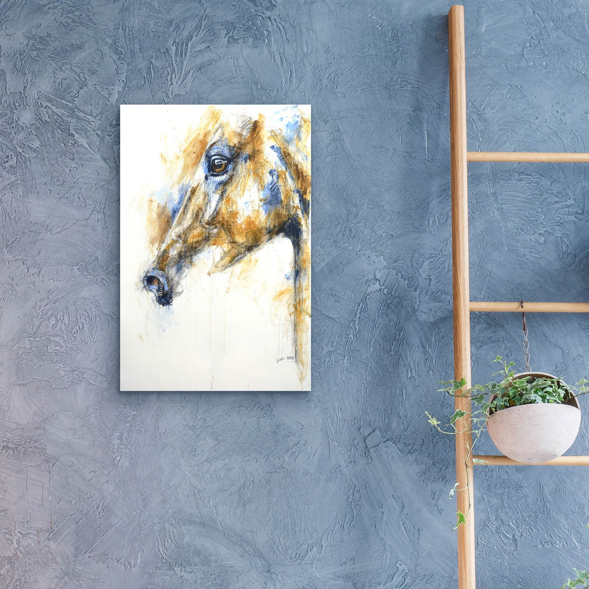 Expression 23 by Benedicte Gele - 16x24 acrylic wall art in a room