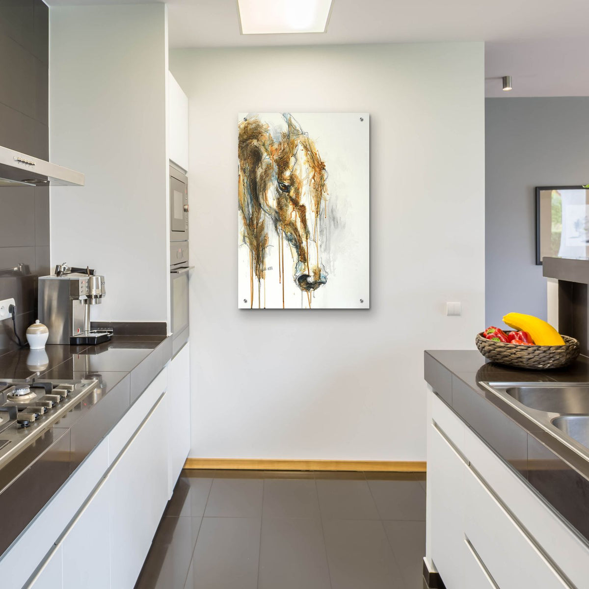 Expression 3 by Benedicte Gele - 24x36 acrylic wall art in a room