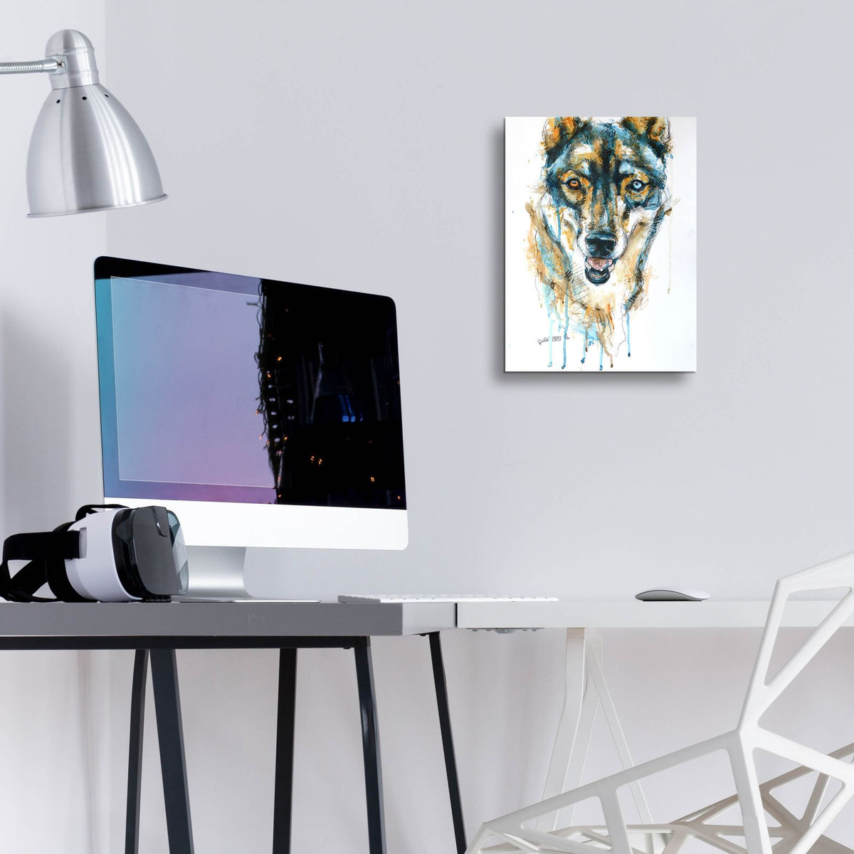 Jin by Benedicte Gele - 12x16 acrylic wall art in a room