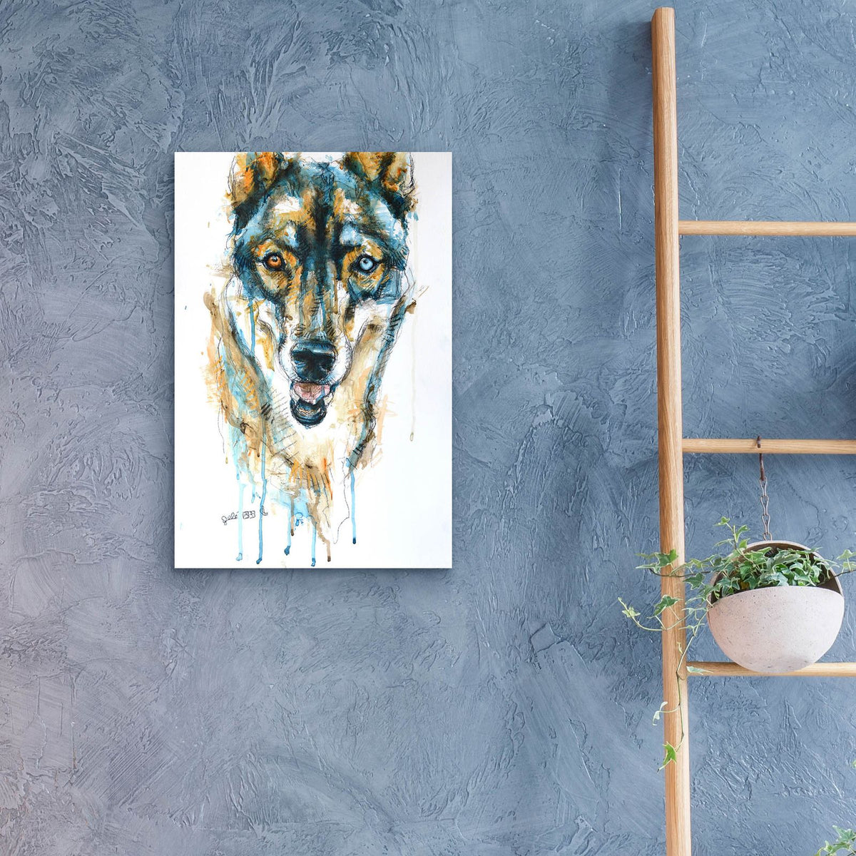Jin by Benedicte Gele - 16x24 acrylic wall art in a room