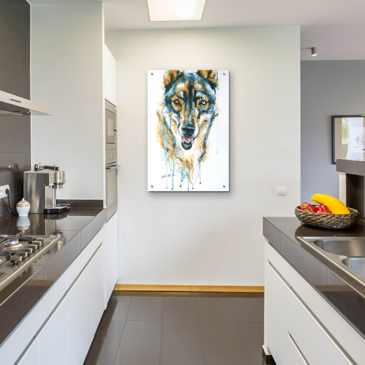 Jin by Benedicte Gele - 24x36 acrylic wall art in a room