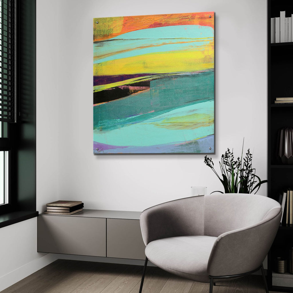 Black Sands No. 2 by Cathe Hendrick - 36x36 acrylic wall art in a room