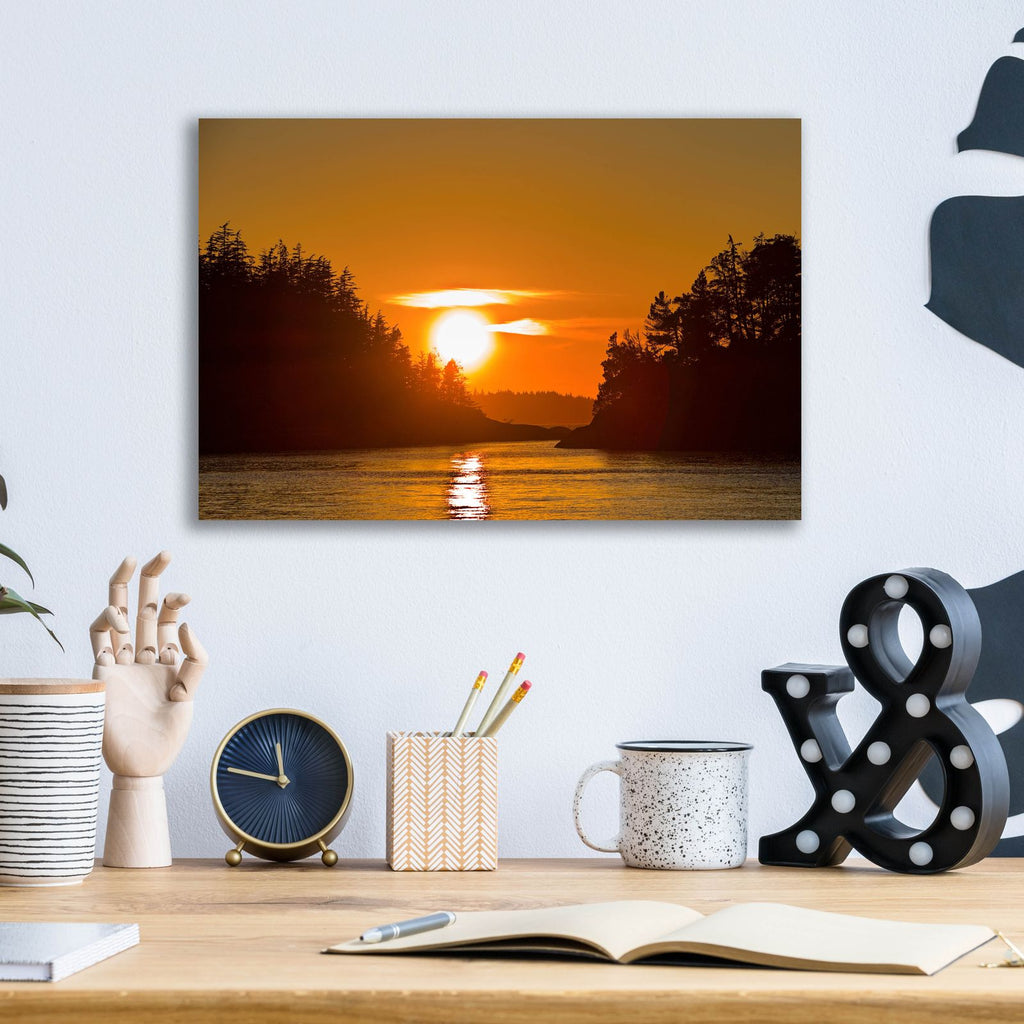 Sunlit Passage by Chuck Burdick - 16x12 acrylic wall art in a room