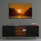 Sunlit Passage by Chuck Burdick - 36x24 acrylic wall art in a room