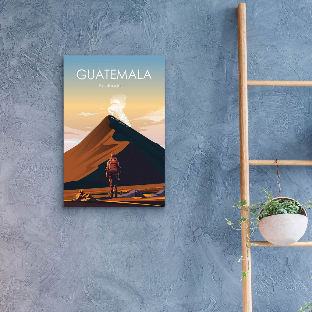 Guatemala by Arctic Frame - 16x24 acrylic wall art in a room