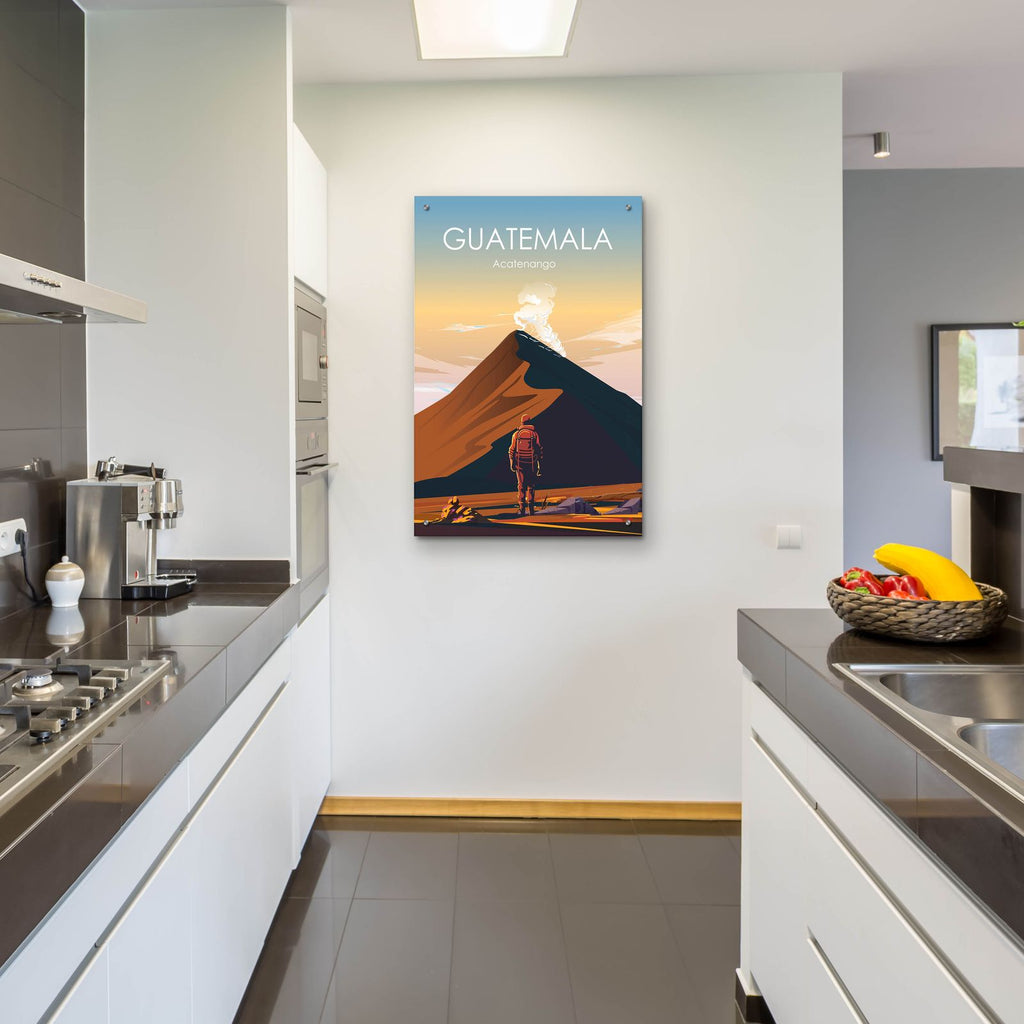 Guatemala by Arctic Frame - 24x36 acrylic wall art in a room