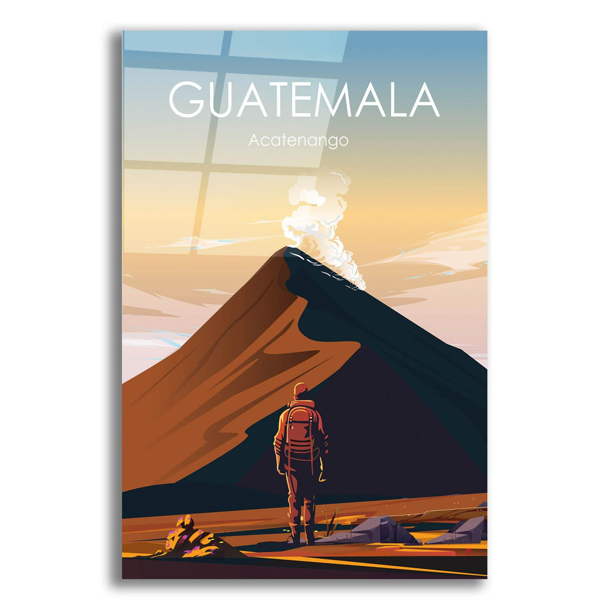 Guatemala by Arctic Frame acrylic glass wall art