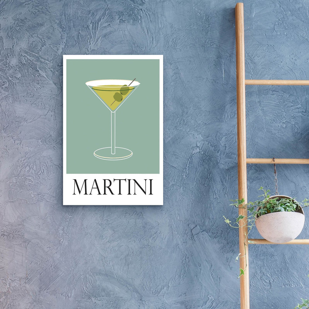 Martini by Arctic Frame - 16x24 acrylic wall art in a room