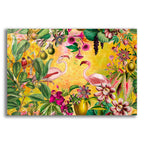 A Flamingos Tropical Journey 2 by Andrea Haase acrylic glass wall art