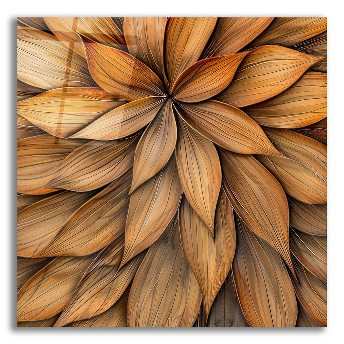 Floral Wooden Whispers 2 by Andrea Haase acrylic glass wall art