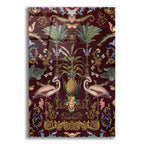 Vintage Bohemian Elegance Flamingo Burgundy by Andrea Haase acrylic glass wall art