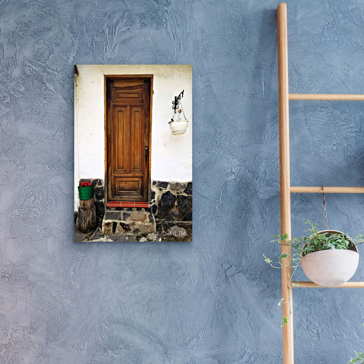 Knock Knock by Dante Plata - 16x24 acrylic wall art in a room