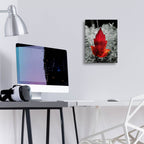 Red Leaf by Dante Plata - 12x16 acrylic wall art in a room