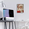 Abstract Santa by Ashley Bradley - 12x16 acrylic wall art in a room