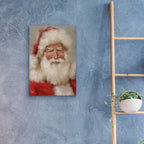 Abstract Santa by Ashley Bradley - 16x24 acrylic wall art in a room