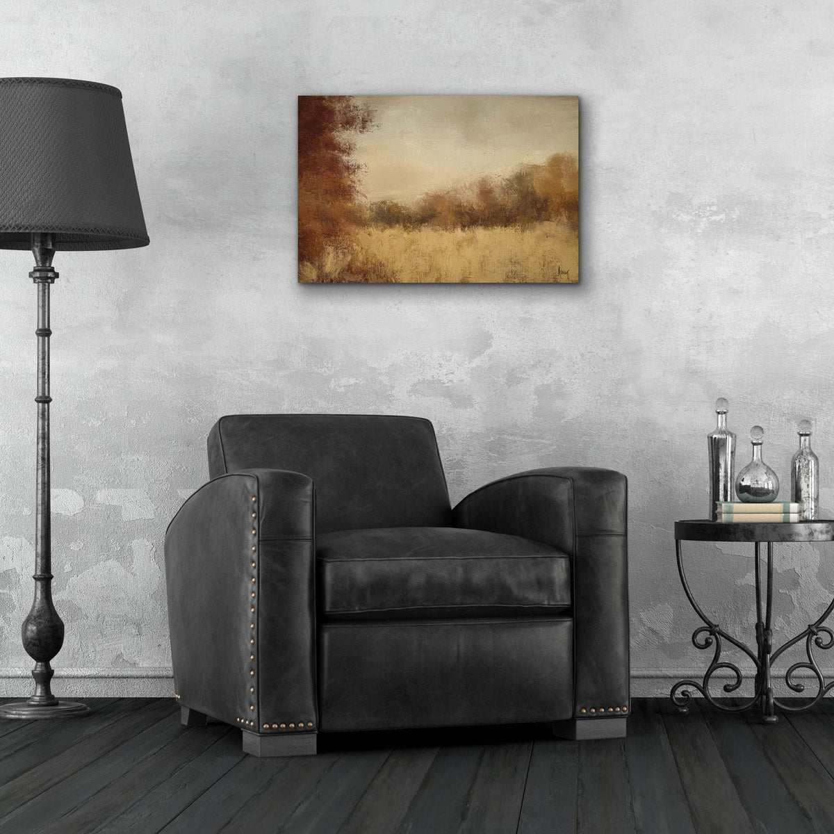 Amber Waves Of Grain by Ashley Bradley - 24x16 acrylic wall art in a room