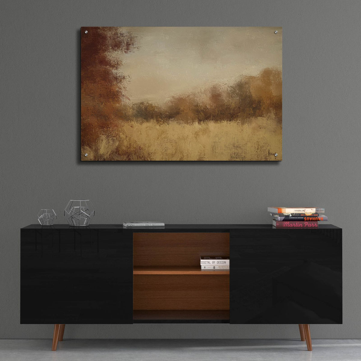 Amber Waves Of Grain by Ashley Bradley - 36x24 acrylic wall art in a room