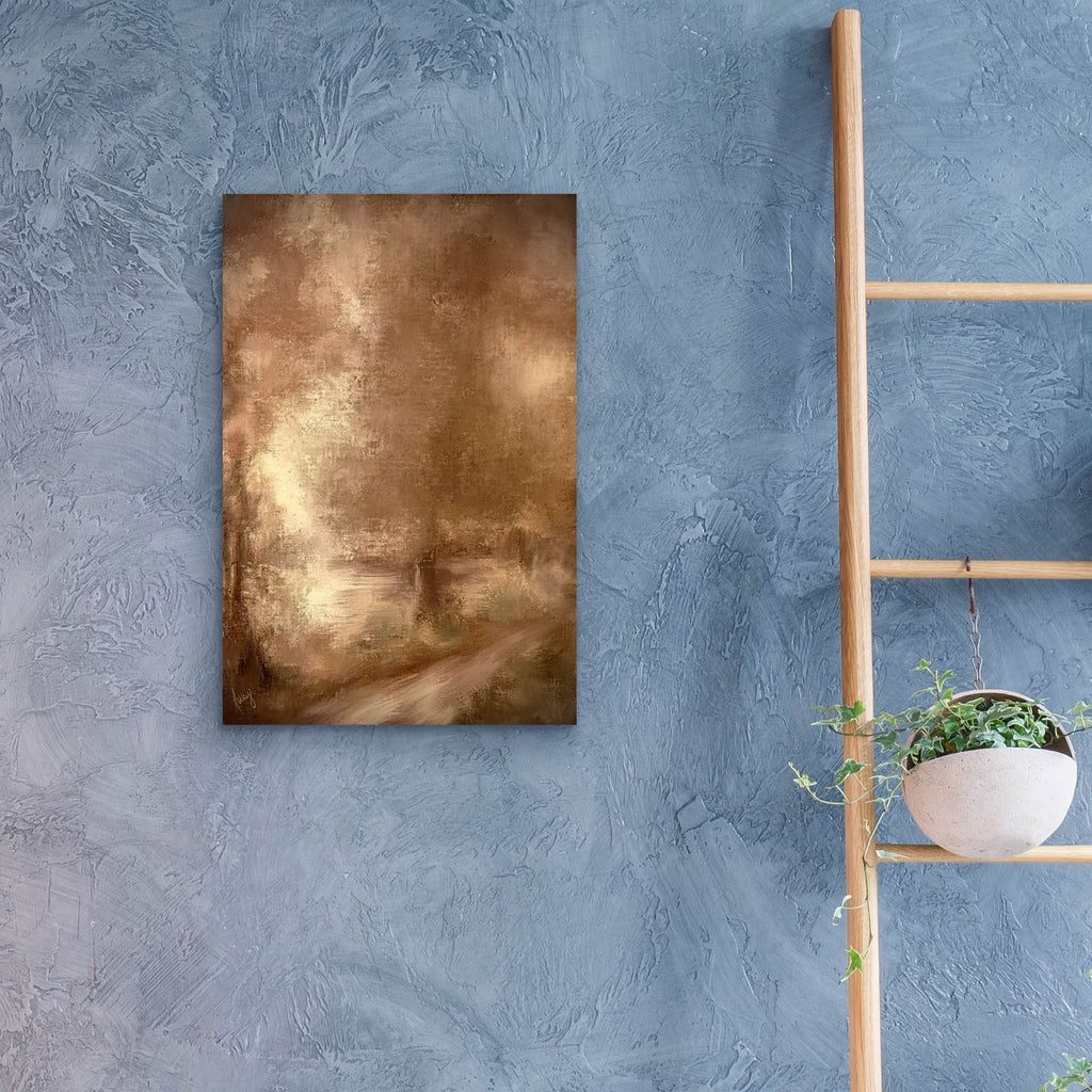 Antique Landscape by Ashley Bradley - 16x24 acrylic wall art in a room