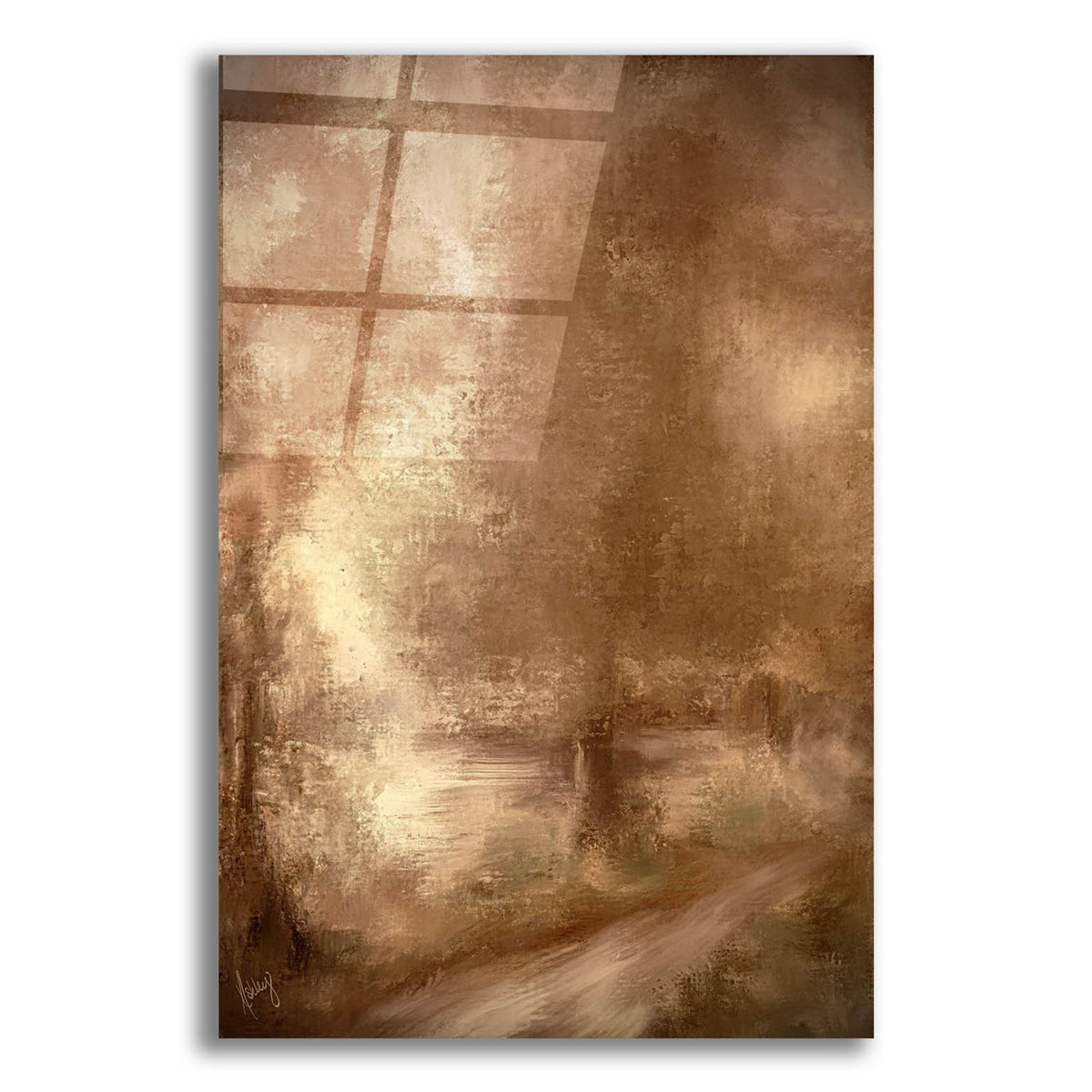 Antique Landscape by Ashley Bradley acrylic glass wall art