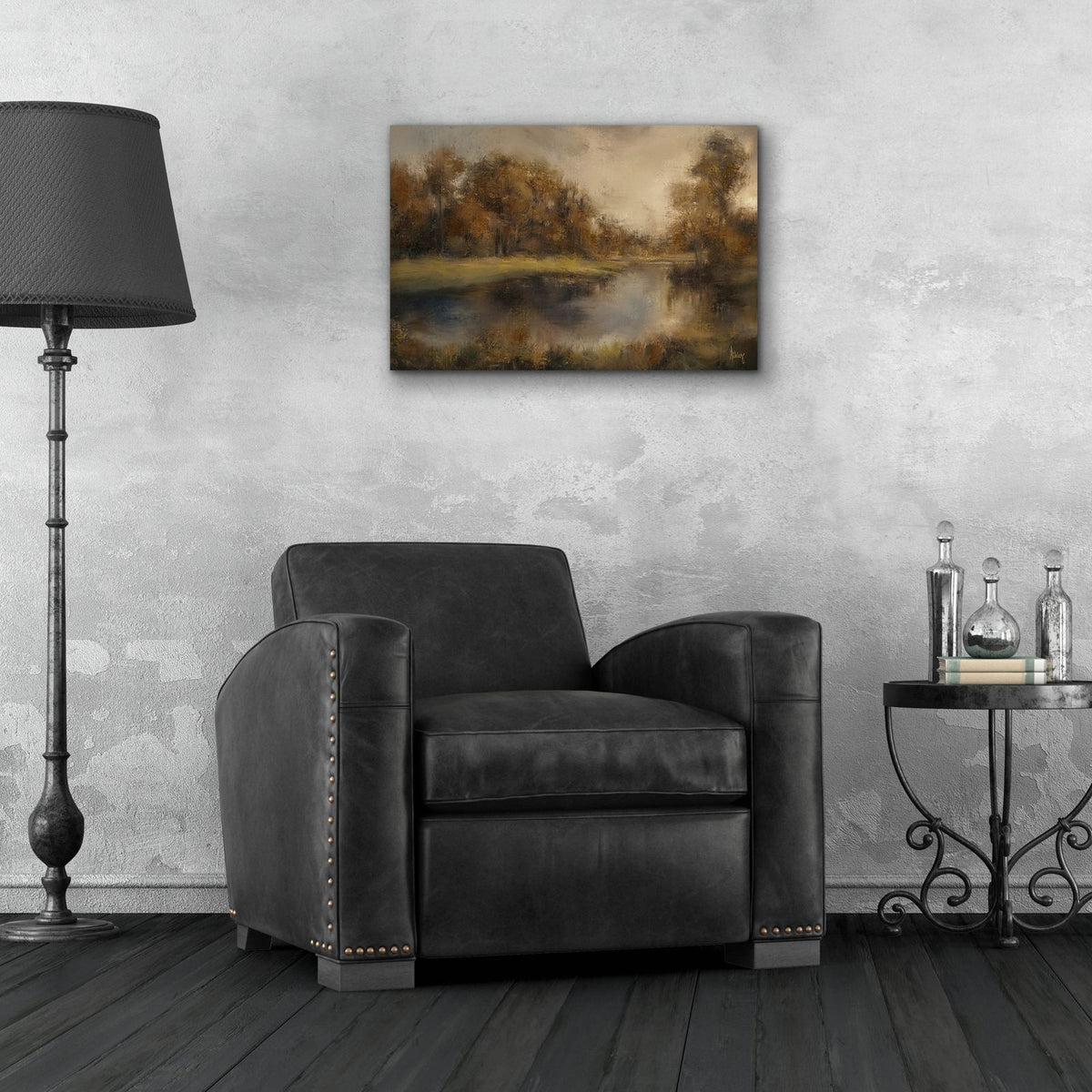 Autumn Afternoon by Ashley Bradley - 24x16 acrylic wall art in a room