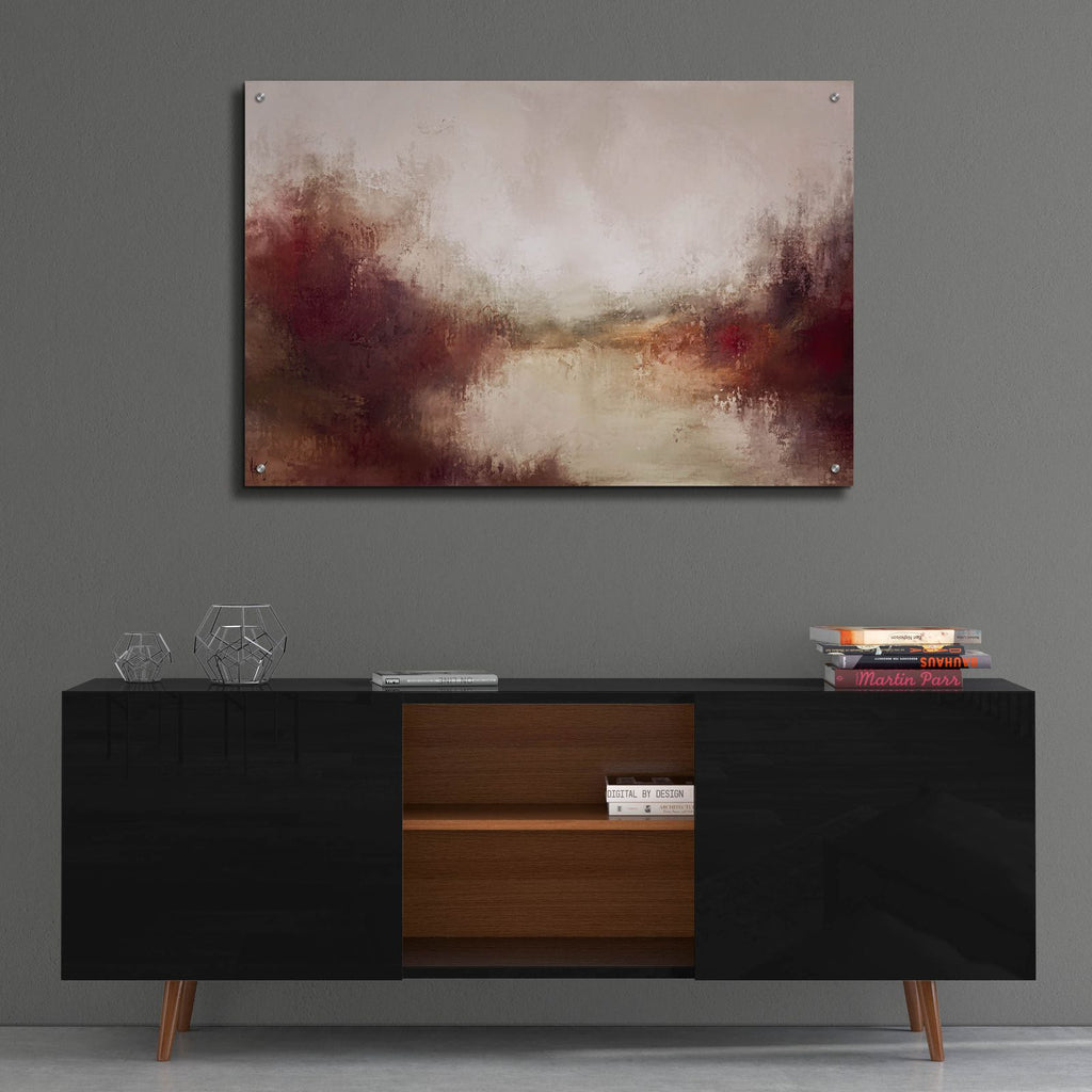 Autumn In Aubergine by Ashley Bradley - 36x24 acrylic wall art in a room