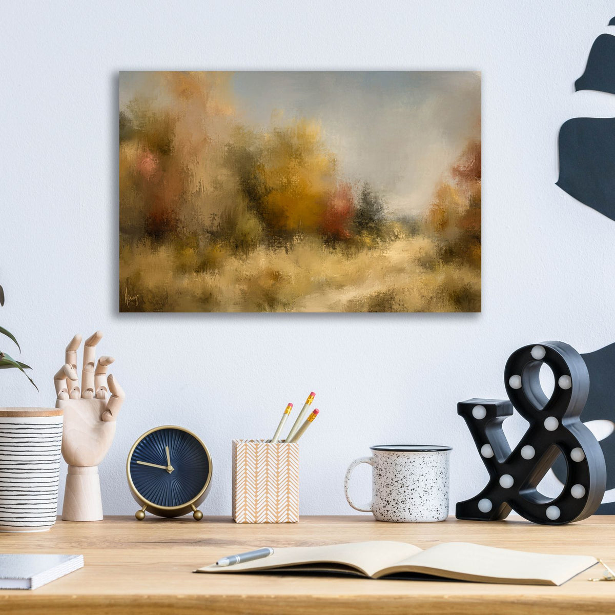 Autumn Splendor by Ashley Bradley - 16x12 acrylic wall art in a room