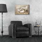 Away In A Manger by Ashley Bradley - 24x16 acrylic wall art in a room