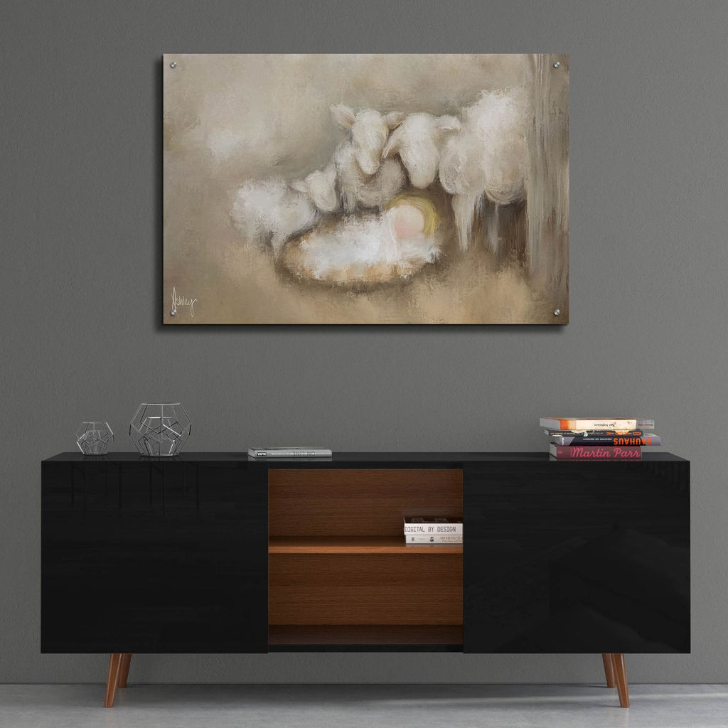 Away In A Manger by Ashley Bradley - 36x24 acrylic wall art in a room