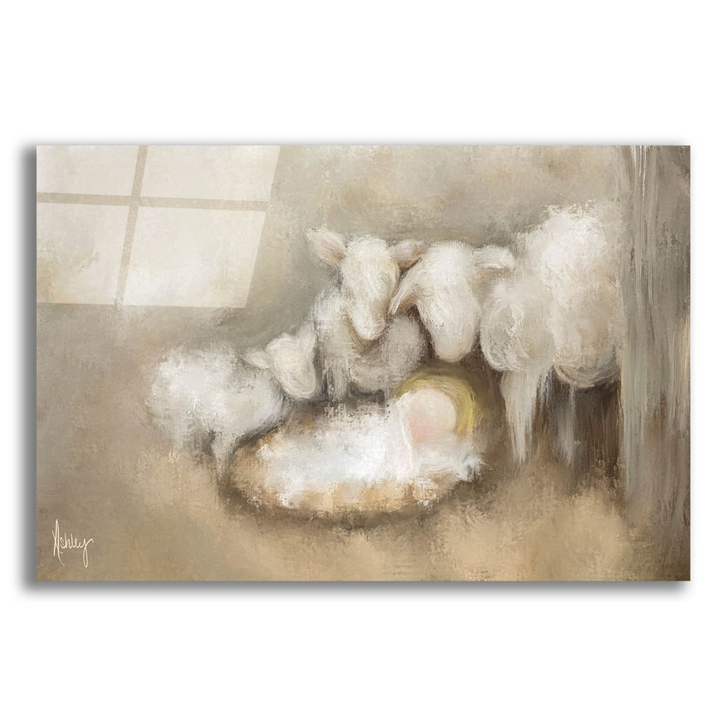 Away In A Manger by Ashley Bradley acrylic glass wall art