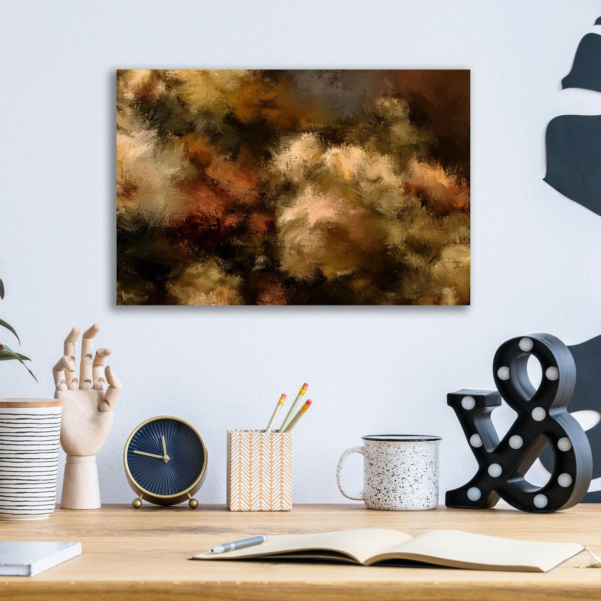 Fall Floret 2 by Ashley Bradley - 16x12 acrylic wall art in a room