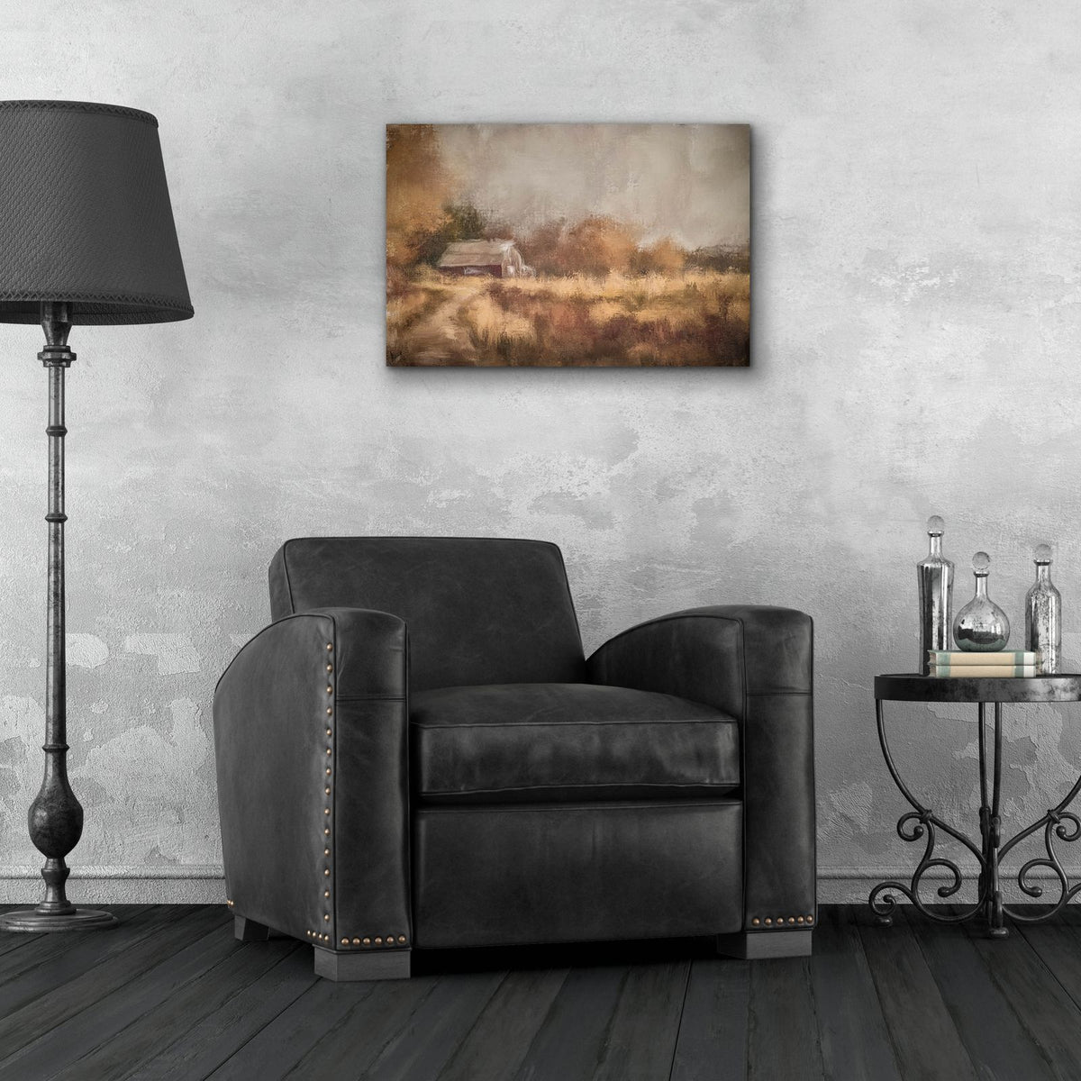 Fall On The Farm by Ashley Bradley - 24x16 acrylic wall art in a room