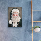 Green Santa 2 by Ashley Bradley - 16x24 acrylic wall art in a room